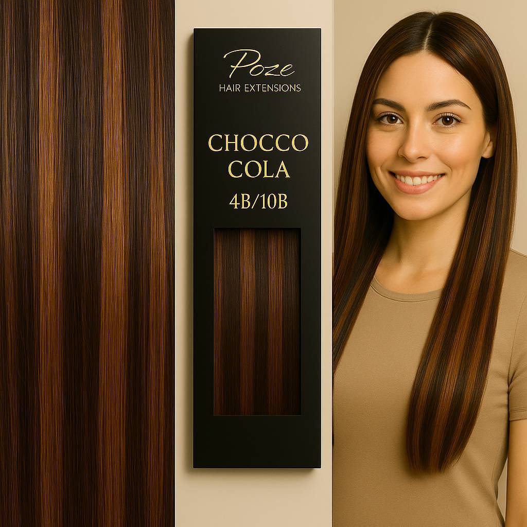 Tape On Löshår Standard - 4B/10B Chocco Cola