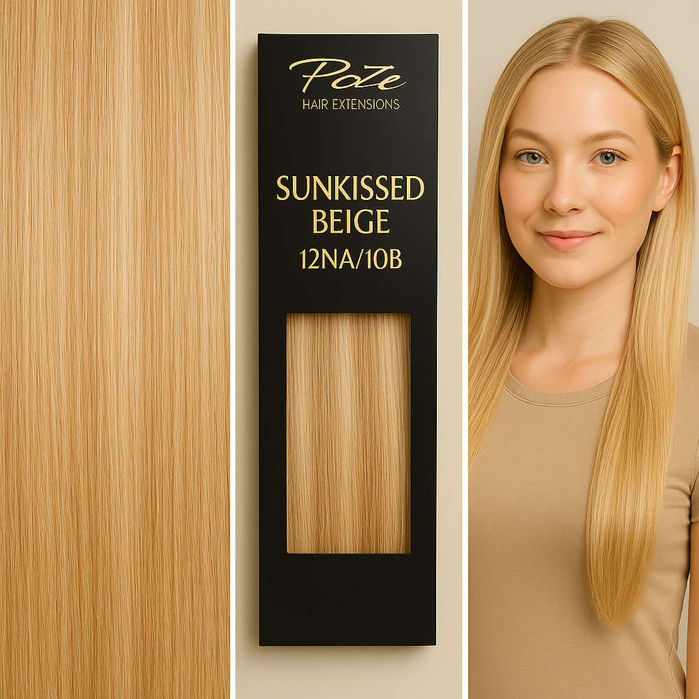 Tape On Capelli Extension Standard - 10B/12NA Beige Sunkissed
