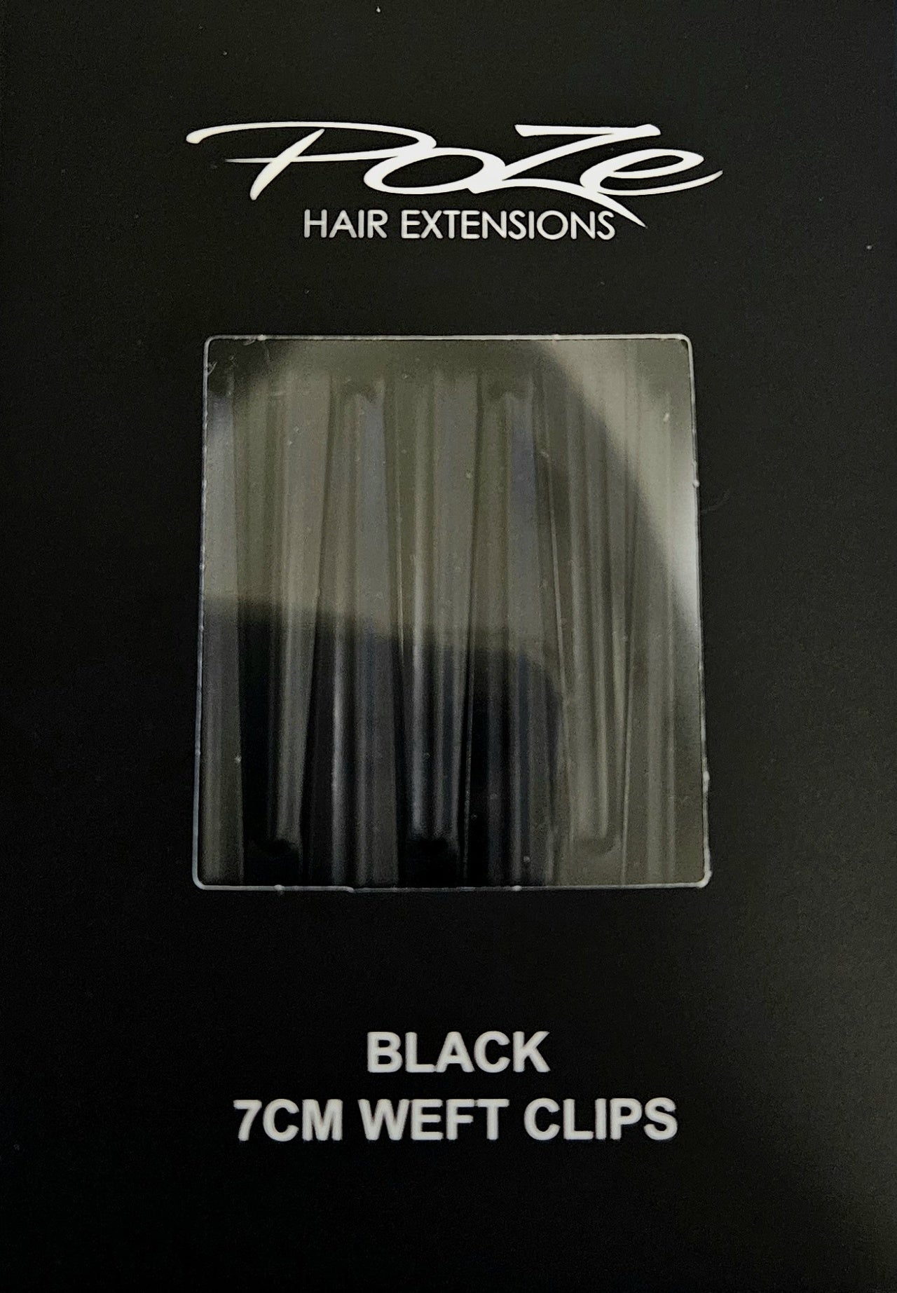 Poze Fermagli per capelli - Nero - 10 pezzi