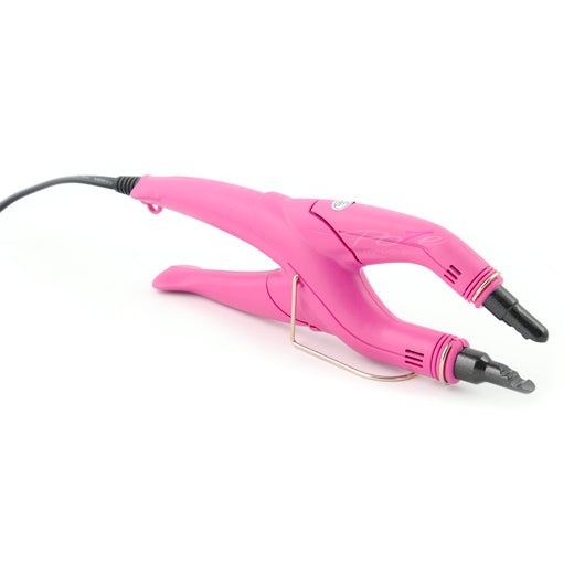 Pinza termica - Ciocche di cheratina Rosa