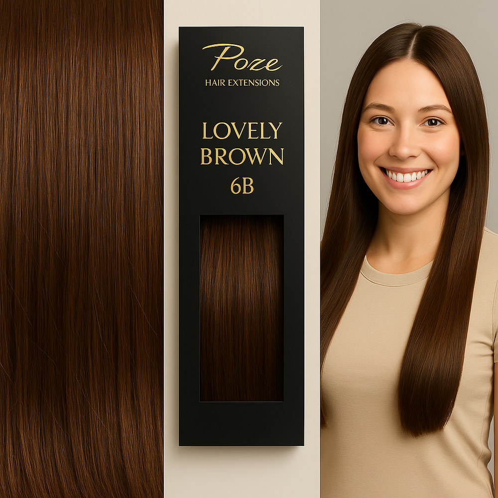 Capelli cheratina / unghie standard - 6B Marrone Lovely