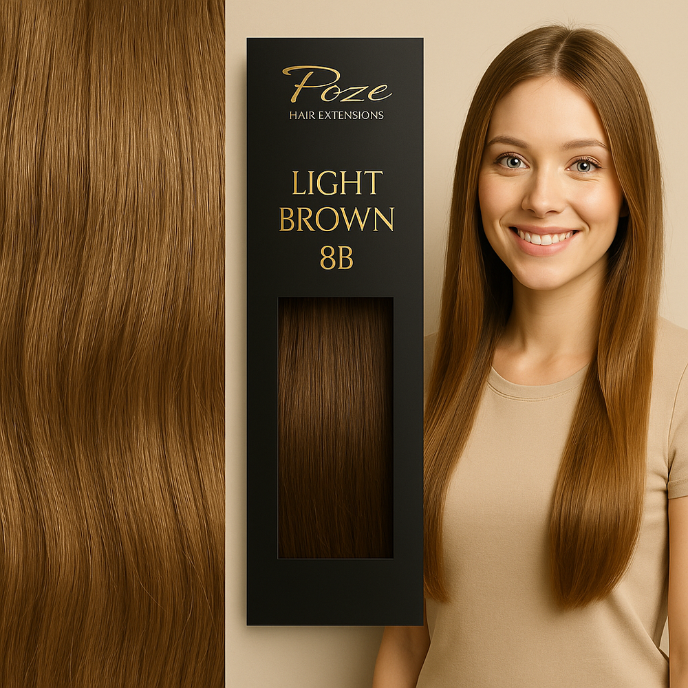 Extension Micro Ring Standard - 8B Marrone Chiaro
