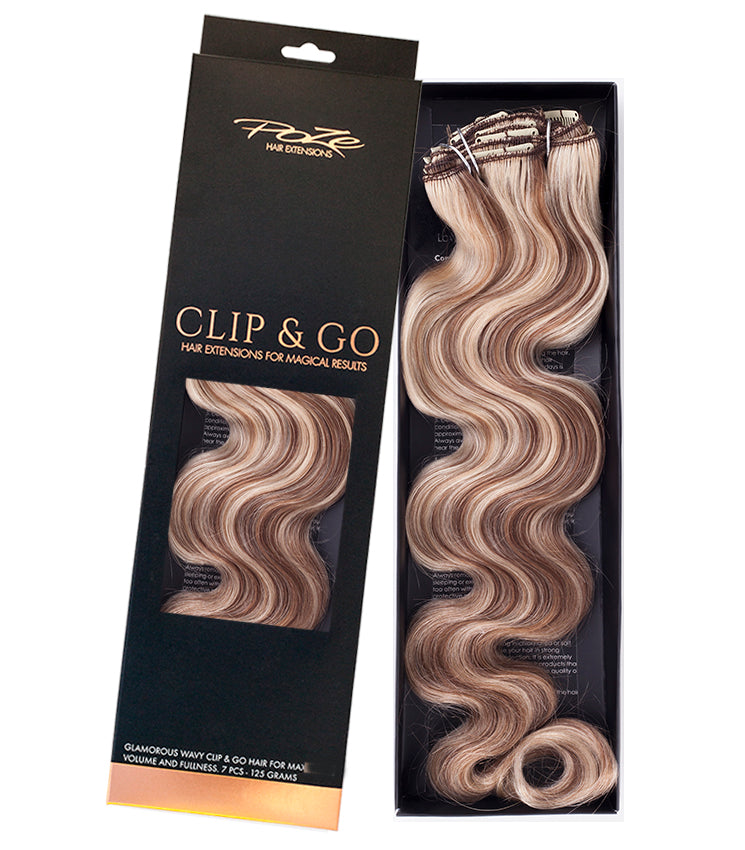 Extension standard ondulate Clip & Go Poze - 8A/10NV Ash Mix