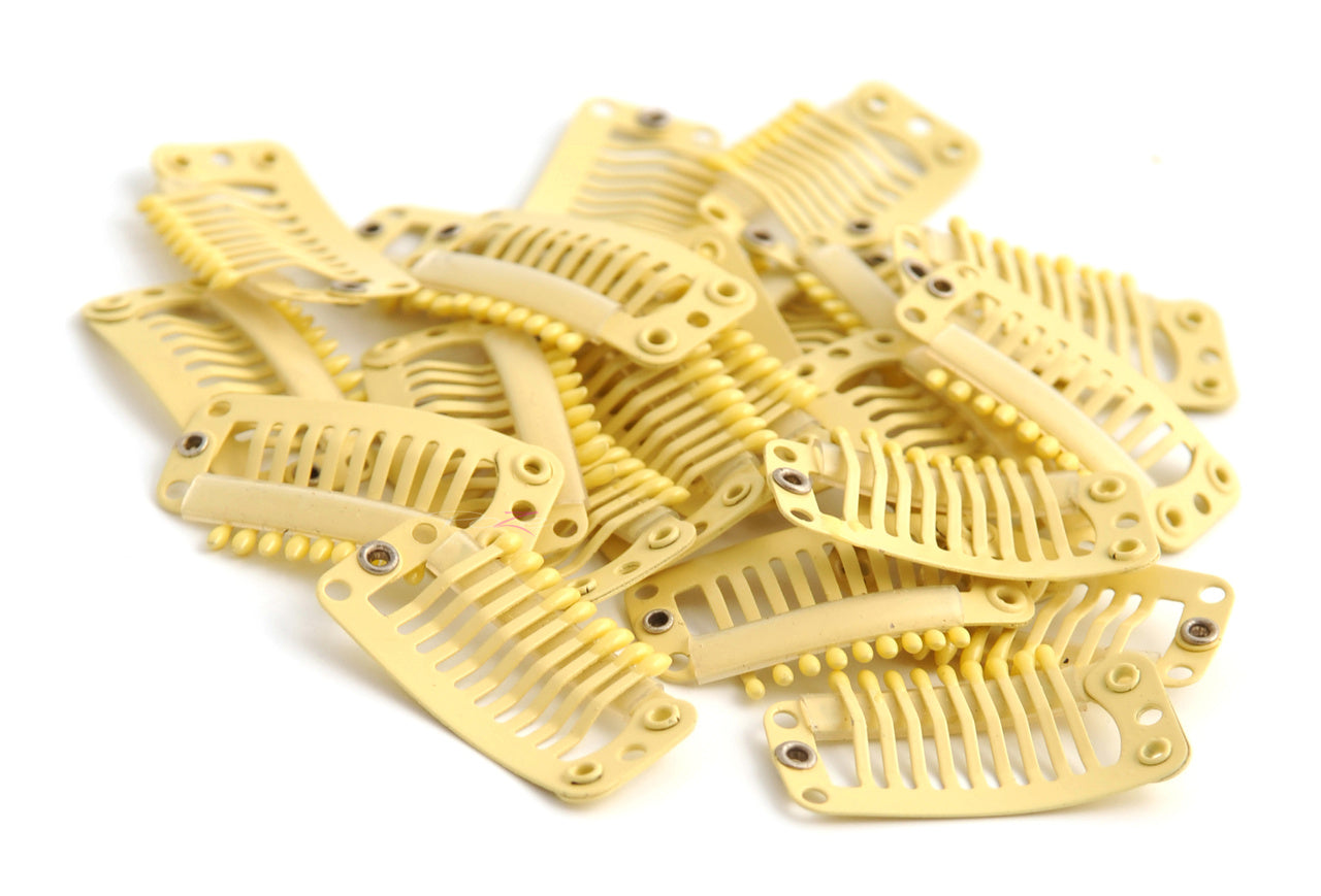 Clip singole bionde - 12 pezzi